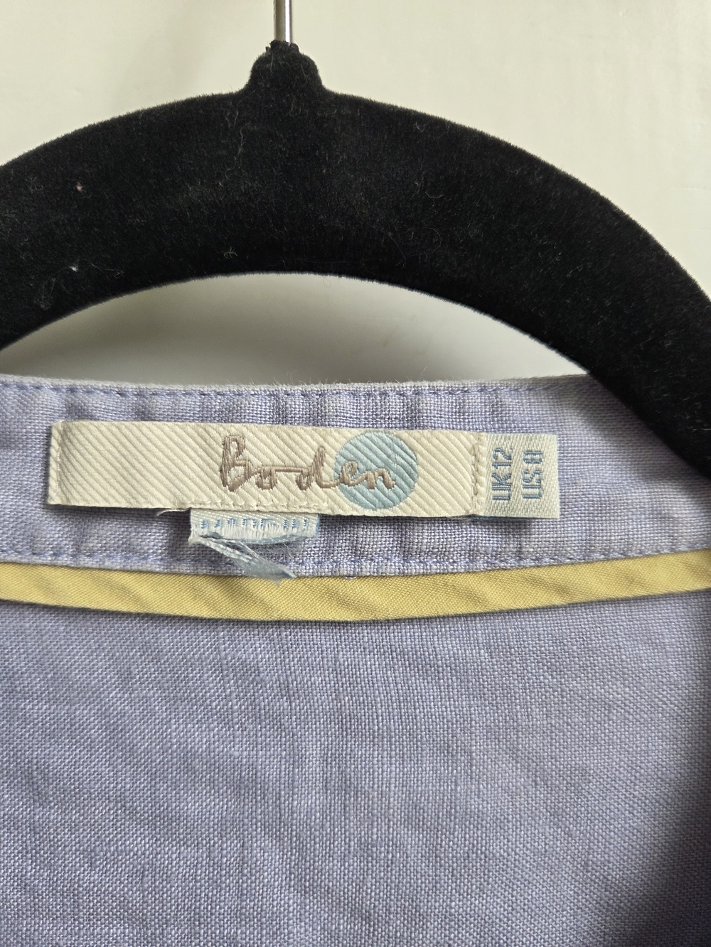 Boden Linen RuffledButton-Down Blouse - Picture 7 of 9